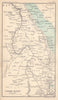 Upper Egypt. Nile Valley. Sudan. Red Sea. BARTHOLOMEW 1898 old antique map