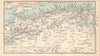 North Africa. Maghreb Morocco Algeria Tunisia. BARTHOLOMEW 1898 old map