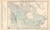 Canada - Land Surface Features. Section across Canada. BARTHOLOMEW 1898 map