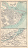 Quebec City plan and environs. Canada. BARTHOLOMEW 1898 old antique map chart