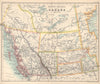 Western Canada. British Columbia Alberta Athabasca Manitoba 1898 old map