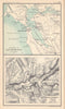 Environs of San Francisco. Yosemite Valley. California. BARTHOLOMEW 1898 map