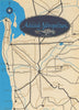 Adelaide Metropolitan wineries. South Australia 1966 old vintage map chart