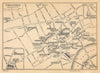 London West End theatres & music halls 1960 old vintage map plan chart