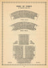 Duke of York's Theatre, St Martin's Lane, London. Vintage seating plan 1960