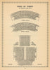 Duke of York's Theatre, St Martin's Lane, London. Vintage seating plan 1960