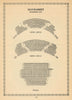 Haymarket Theatre (Theatre Royal), London. Vintage seating plan 1960 old print