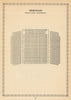 Mermaid Theatre, Puddle Dock, Blackfriars, London. Vintage seating plan 1960