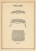Royal Court Theatre, Sloane Square, London. Vintage seating plan 1960 print
