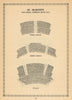 St. Martin's Theatre, West Street, Cambridge Circus. Vintage seating plan 1960