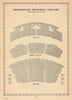 Shakespeare Memorial Theatre, Stratford-upon-Avon. Vintage seating plan 1960