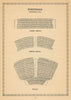 Whitehall Theatre (Trafalgar Studios), Tra. Square. Vintage seating plan 1960