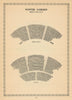 Winter Garden (Gillian Lynne) Theatre, Drury Lane. Vintage seating plan 1960