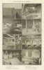 OIL-CLOTH MANUFACTURE. Fire Wall Calender Painting Drying Rubbing Printing 1907
