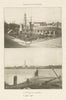 SCENES IN FLORIDA. 1. The Plaza, St. Augustine. 2. Jupiter Light 1907 print