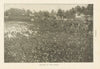 Bathing In The Ganges. India 1907 old antique vintage print picture