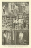 THE MANUFACTURE of BLOWN GLASS-LAMP CHIMNEYS 1907 old antique print picture