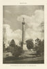 Kentucky. Confederate Monument At Frankfort 1907 old antique print picture