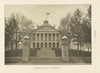 Maine. State Capitol At Augusta 1907 old antique vintage print picture