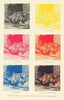 Colour picture from three plates. Negative Yellow Red Blue Combined 1907 print