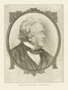 William Makepeace Thackeray. England 1907 old antique vintage print picture
