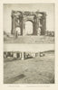 Timgad, Algeria. Arch of Trajan. Mosaic Pavement in the Court of the Baths 1907
