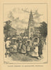 Sunday morning in Georgetown, Demerara, Guyana. British Guiana. Church 1889