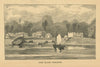 Fort Island, Essequibo, Guyana. Fort Zeelandia 1889 old antique print picture