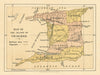 Map of the island of Trinidad. Counties. WASHINGTON EVES 1889 old antique