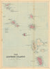 Leeward Islands. Antigua St. Kitts Nevis. STANFORD / WASHINGTON EVES 1897 map