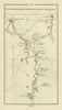 #10 Portaferry to Newtownards & Donaghadee. Kircubbin. TAYLOR/SKINNER 1778 map