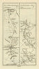 #39 Carrickmacross to Castleblayney. Dunleer to Louth. TAYLOR/SKINNER 1778 map