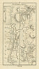 #60 Dublin to Sligo. Manorhamilton Loch Macnean Leitrim. TAYLOR/SKINNER 1778 map