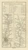 #61 Dublin to Sligo. Palmerstown Maynooth Kilcock Lucan. TAYLOR/SKINNER 1778 map