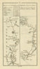 #77 Dublin to Castlebar… by Athlone. Dysart Mountbellew. TAYLOR/SKINNER 1778 map