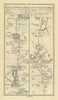 #136 Dublin to Athy & Kilkenny. Kilcullen Ballylinan. TAYLOR/SKINNER 1778 map