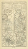 #140 Dublin-Wexford. Donnybrook Blackrock Bray Wicklow TAYLOR/SKINNER 1778 map