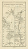 #156 Kildare to Athy & Athy to Carlow. TAYLOR/SKINNER 1778 old antique map