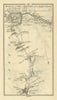 #169 Road from Cork to Kingsale & Innishannon. Kinsale. TAYLOR/SKINNER 1778 map