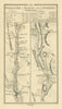 #172 Cork to Bantry. Enniskeane Bandon Dunmanway. TAYLOR/SKINNER 1778 old map