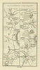 #191 Clonmell to Thurles, Nenagh & Birr. Borrisoleigh. TAYLOR/SKINNER 1778 map