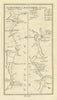 #213 Dunmore to Ballinrobe. Ballindine Claremorris. TAYLOR/SKINNER 1778 map