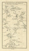#217 By Headford & Shrule. Cong Ballinrobe Mayo. TAYLOR/SKINNER 1778 old map