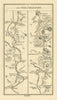 #247 From Trim to Philipstown. Daingean Offaly Meath. TAYLOR/SKINNER 1778 map