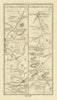 #261 Kells to Athboy & Mullingar. Delvin Westmeath Meath TAYLOR/SKINNER 1778 map
