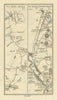 #263 Trim to Kells // Slane to Navan & Kells. Meath. TAYLOR/SKINNER 1778 map