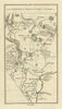 #266 Lisburn to Charlemont Keady. Armagh Blackwatertown TAYLOR/SKINNER 1778 map