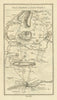 #272 Londonderry to Coleraine/Glenarm. Bushmills Dervock TAYLOR/SKINNER 1778 map