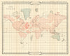 Ruta & Daitya. Atlantis remnants. World 200,000-80,000 BC. SCOTT-ELLIOT 1925 map