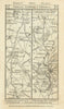Wonston-Stockbridge-Wallop-Salisbury-Martin road strip map PATERSON 1785